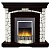 Каминокомплект Dimplex Glasgow белый (венге)+Cheriton Log