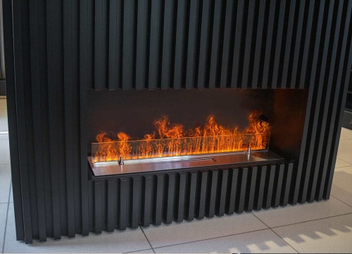 Электроочаг Schönes Feuer 3D FireLine 600 со стальной крышкой в Симферополе