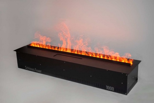 Электроочаг Schönes Feuer 3D FireLine 1000 со стальной крышкой в Симферополе